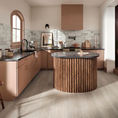 kitchen backsplash in a minimalist kitchen